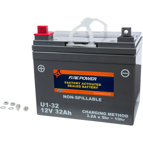 Fire Power Sealed Factory Activated Battery U1-32 Compatible With Yamaha YXR450F Rhino 450 2006-2009