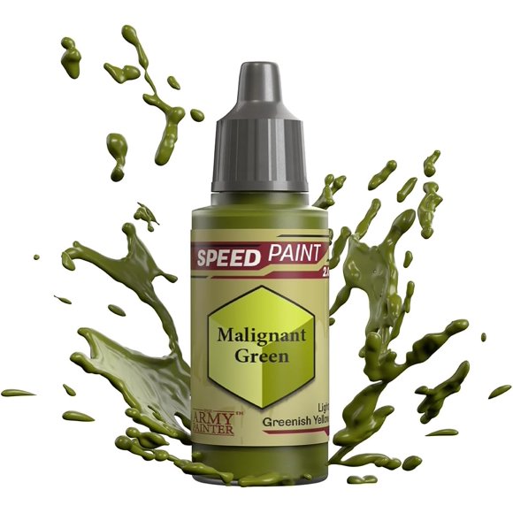 The Army Painter Speedpaint Acrylic Paint,18 ml, for Fantasy Tabletop Miniatures Like Warhammer 40k Figures and DnD Miniatures,Malignant Green