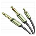 thumbnail image 3 of Aleko Adaptador de conector Lightning a conector de 3,5 mm Certificación Adaptador de conector de auriculares para iPhone Compatible con iPhone 12 Pro Max Mini iPhone Se 11 Pro Max iPhone XR XS Max X 8 7 Plus (Gris) ACTIVE Biensenido a ACTIVE, 3 of 3