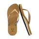 thumbnail image 1 of Chanclas KuaiLu de piel con soporte para arco, color caqui, talla 8, para mujer, 1 of 7