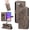 Gray, variant on Wallet Case for Samsung Galaxy A07 Embossed Butterfly with Strap & Stand Green