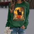 thumbnail image 2 of Futezty Halloween Sweatshirts for Women Plus Size Long Sleeve Cute Graphic Pullover Top 2025 Fall Fashion Shirt Clothes, 2 of 7