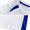 thumbnail image 4 of CPNG Boys Girls Summer Football Sports Outfits Short Sleeve Round Neck T-Shirt Shorts and Socks 3 Piece Set Kids Training Competition Set(White,2-3 Years), 4 of 6