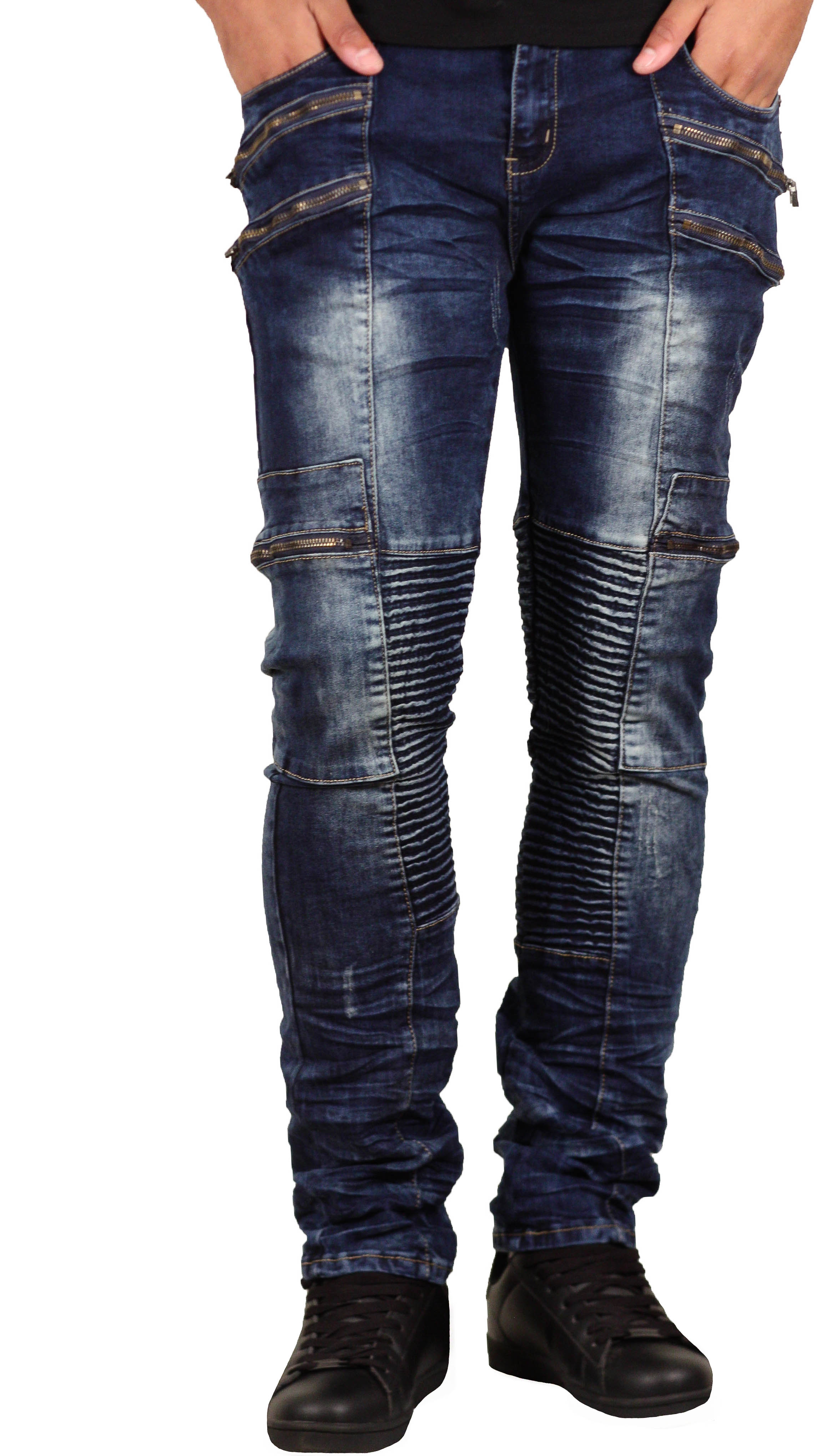 jeans with side zipper