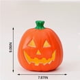 thumbnail image 3 of Large Lighted Halloween Pumpkins, Halloween Jack-O-Lantern, Plastic Pumpkin Lantern for Thanksgiving, Halloween Pumpkins Decoration for Indoor Outdoor, 3 of 7