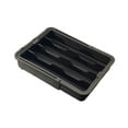 thumbnail image 4 of Organizador de cajones de cocina Organizador de cubiertos Utensilio expandible que ahorra espacio Negro, 4 of 9