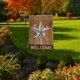 thumbnail image 4 of Briarwood Lane Harvest Barnstar Welcome Garden Flag, 4 of 4