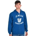 thumbnail image 5 of Jewish Christmas Chinese Takeout Zip Up Hoodie Men's Women's Brisco Brands S, 5 of 5