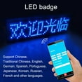 thumbnail image 6 of Sunjoy Tech Badge Illumination Mini Lightweight Colors Lighting APP Support Multiple Languages Delicate Fully New Bluetooth-Compatible LED Name Badge for Bar, 6 of 7