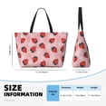 thumbnail image 4 of Disketp Strawberries Bolsa de Playa de Gran Capacidad, Bolso Impermeable y a Prueba de Arena para Mujer, Ideal para Playa, Piscina y Natación, 4 of 7