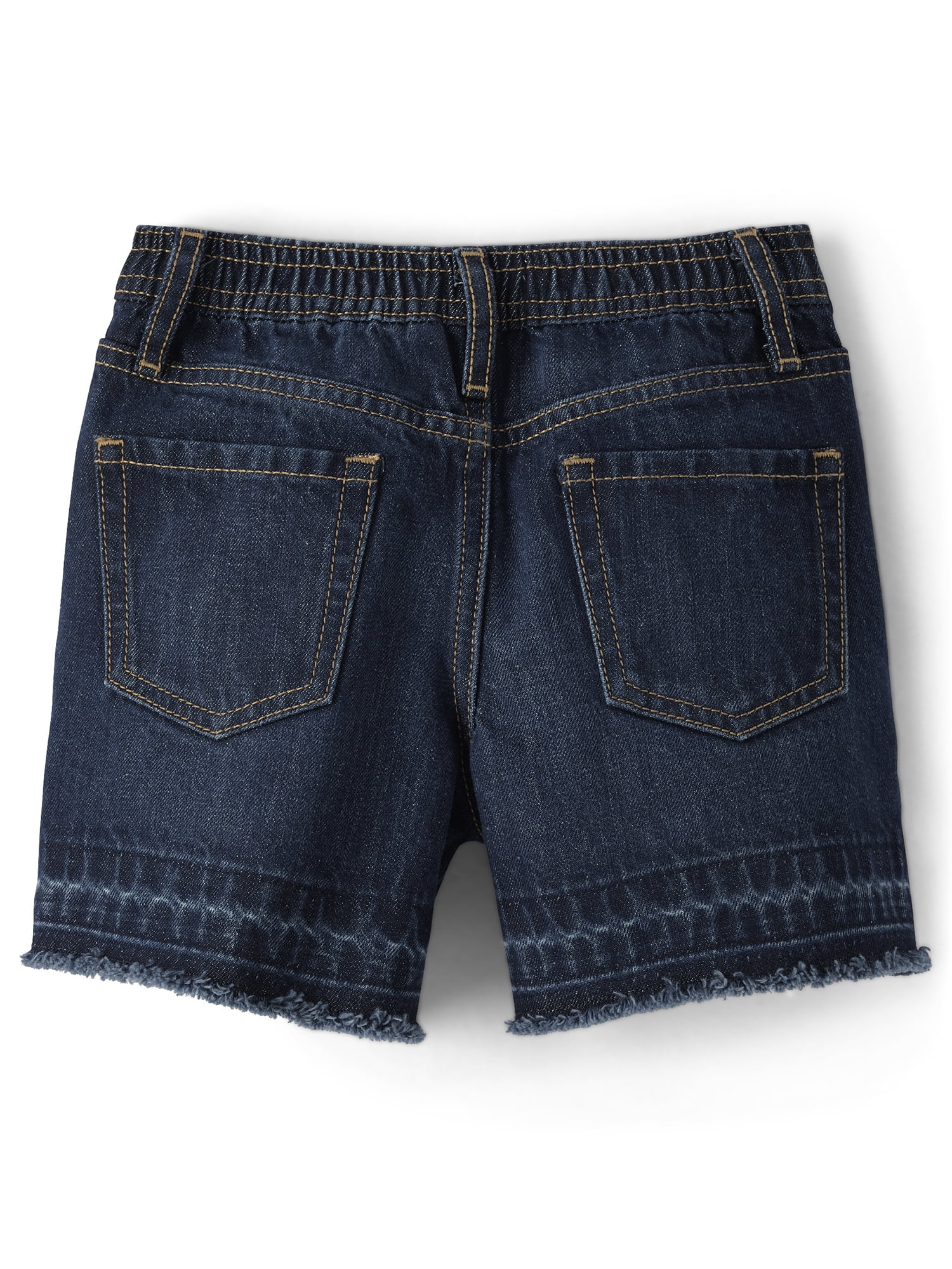 The Children's Place Girls Relaxed Fit Destructed Denim Midi Shorts, Sizes 4-16