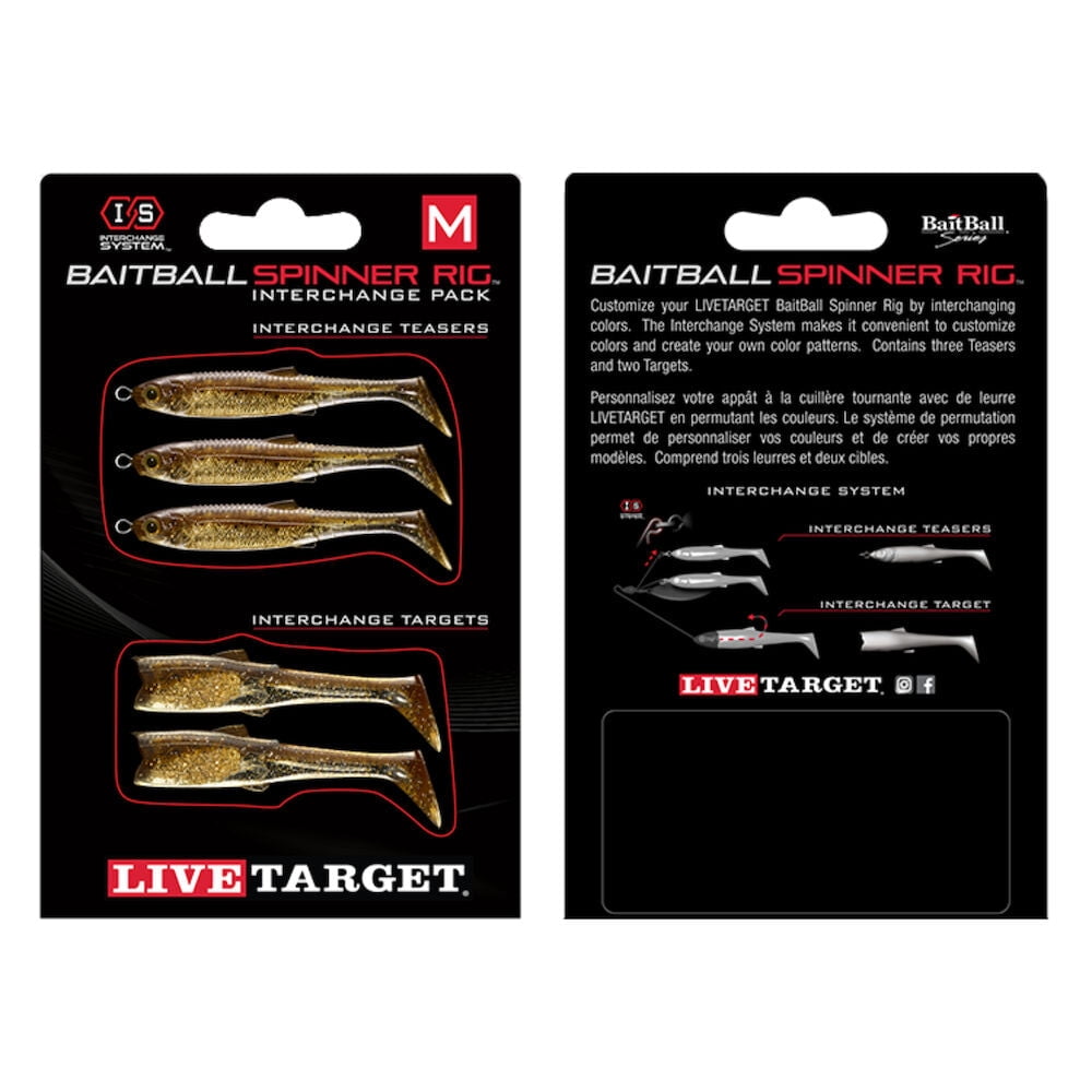 LiveTarget Lures BaitBall Spinner Rig