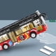 thumbnail image 4 of Nuevo color ámbar duradero para autobús escolar, autobús, autobús, tranvía de simulación de metal real, resistente y duradero. Rojo Verde, 4 of 5
