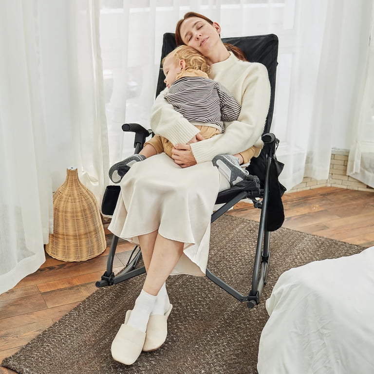 Ever Advanced Oversized Folding Rocking Chair, 400lbs photo 6