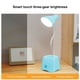 thumbnail image 5 of Lámpara de escritorio con protección ocular, LED recargable por USB con cuello de cisne de 360°, 3 niveles de brillo y temporizador de apagado automático, diseño con clip para dormitorio,, 5 of 9