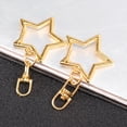 thumbnail image 5 of 48 piezas llavero de aleación para colgar en la cintura, exquisito llavero de negocios con forma de estrella para coche, llavero de metal sin estuche (dorado), 5 of 5