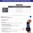 thumbnail image 3 of OTC Thumb Splint Immobilizer, Neoprene, Small, 3 of 4