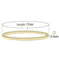 thumbnail image 2 of Plated Bracelets for Women Elastic Stretch Bracelet Trendy, 2 of 6
