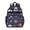 Basketball and Star, variant on Basketball and Hoop Black Pattern Backpack for School, Cute School Bag with Adjustable Shoulder Straps and Padded Back, 15.25"x11.5"x5.25"