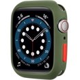 thumbnail image 1 of Thin Soft TPU Shockproof Bumper Case for iWatch Apple Watch Series SE 6/5/4 Olive Green 40mm, 1 of 5