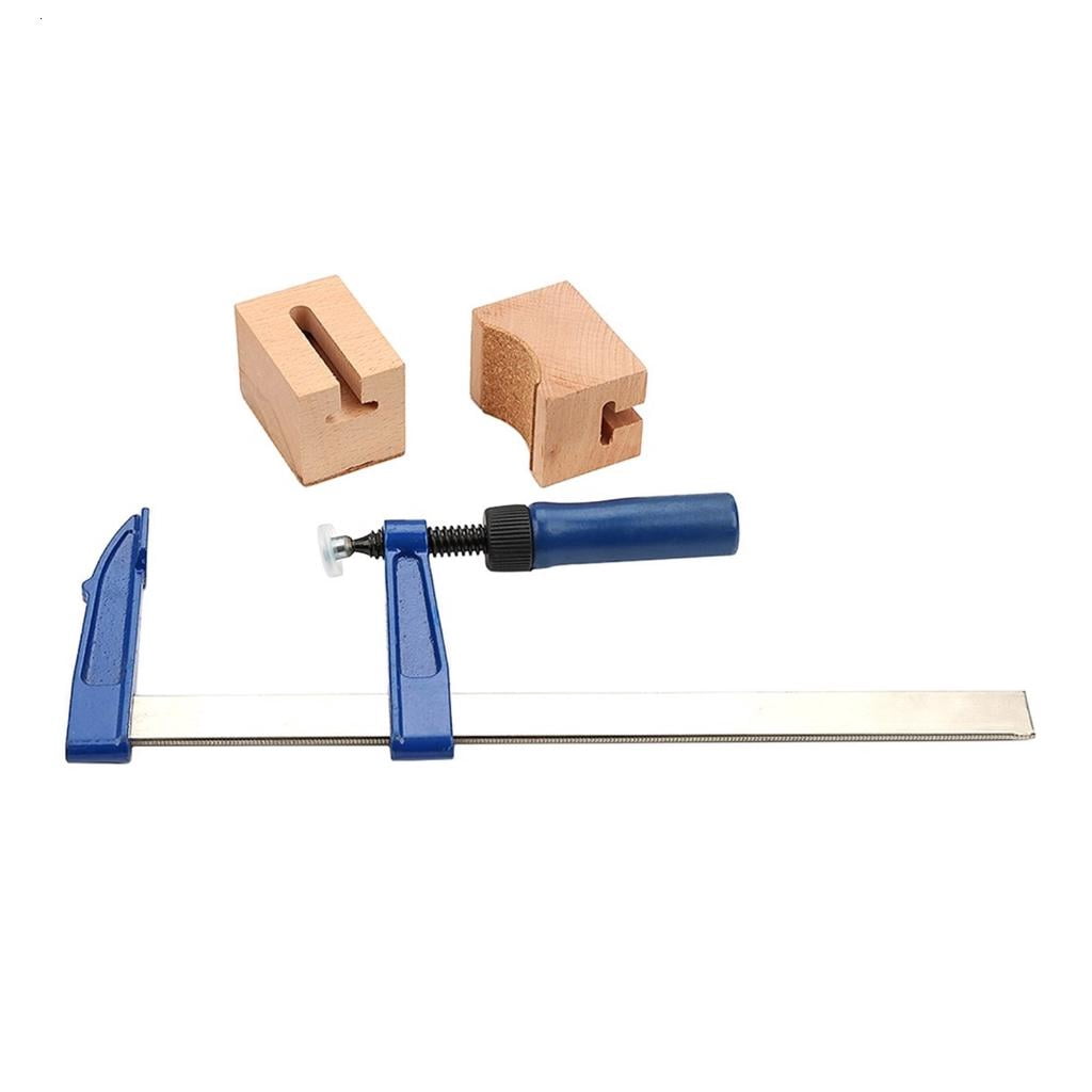 CEORPER Guitar Bass Fretting Tool with Wooden Soundhole Cauls Fret Press Installation Tool Repair Set for Guitar and Bass