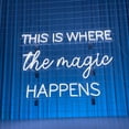 thumbnail image 3 of Glowneon This Is Where The Magic Happens Neon Sign, Wall Decor, 3 of 4