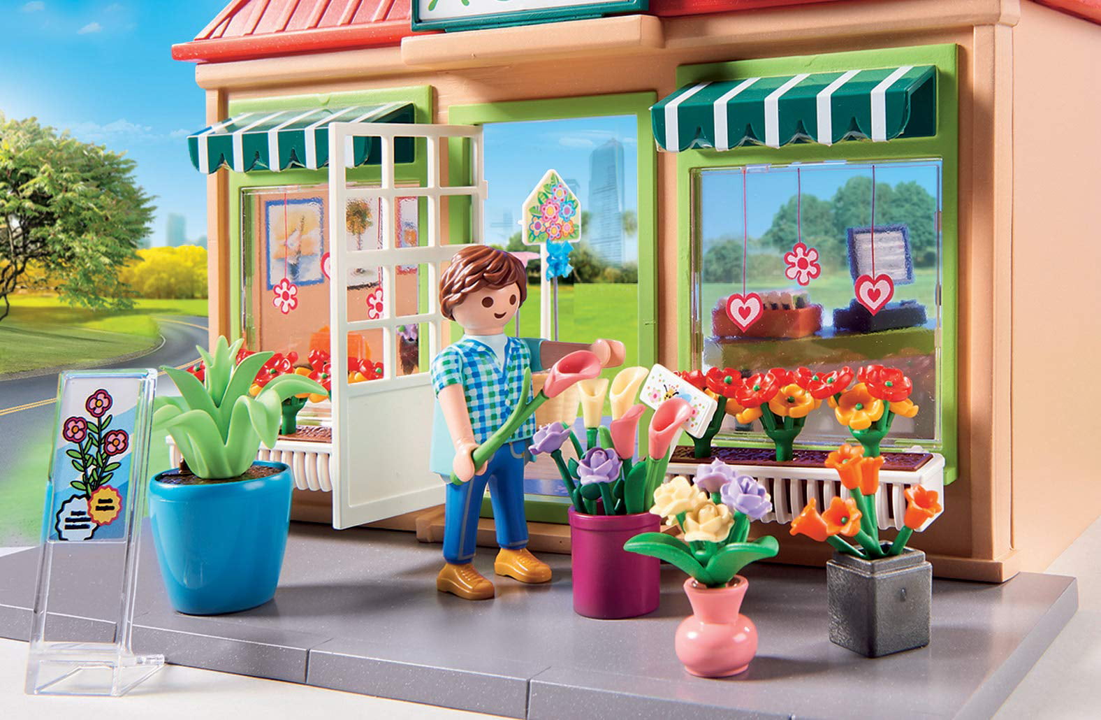 Playmobil green deck for gardener florist 0125 