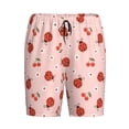 thumbnail image 3 of Picia Ladybug With Flower Pajama Shorts for Men, Men's Pajama Bottoms, Sleepwear,Short Pajama Pants-Small, 3 of 9