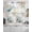 Green Blue, variant on Beach Coastal Swag Curtains for Living Room/Bedroom Windows, Summer Nautical Coral Shell Botanical Kitchen Curtains and Valances Set 36 Inch Length, Light Filtering Swags Valance Curtain Panels