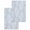Blue, variant on Red Botanical Kitchen Dish Towels for Drying Dishes Set of 4, Pastoral Elegant Spring Floral Waffle Weave Microfiber Hand Tea Bathroom Towels Quick Dry & Absorbent Towel 15.7x23.6
