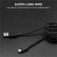 thumbnail image 4 of Cable De Carga Del Controlador De Juego 2,75 M Línea De Carga Negra Tipo C Para Xbox One Para Interruptor Para Ps5 Advancent EL011329-00, 4 of 5
