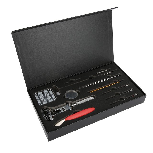 Herramienta de apertura de caja trasera de reloj, juego de herramientas de reparación de relojes Juego de herramientas de reparación de relojes Kit de herramientas de reparación de relojes Funcionalidad de alta precisión
