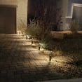 thumbnail image 3 of LEONLITE 12-PACK 12V Low Voltage LED Landscape Light, 3W Walkway Lawn Lights with Aluminum Housing for Outdoor, Yard, Patio, IP65, 3000K Warm White, 50,000 Hours Lifespan, 3 of 7