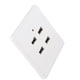thumbnail image 4 of Toma de Corriente USB de Pared Con 4 Puertos USB, Panel Cuadrado Para El Hogar y la Oficina, 4 of 7