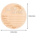 thumbnail image 2 of Baby Month Discs Elegant Photo Prop 2Pcs 9.80X9.80X0.30Cm, 2 of 5