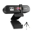 thumbnail image 1 of kurtrusly Caméra Web d'Ordinateur USB pour Réunion en Ligne, Caméra PC avec Microphone, Caméra Web Externe Filaire pour Bureau, Diffusion en Direct, Noir 4K, 1 of 6