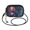 thumbnail image 2 of FORMRS Mini Crossbody Bag for Women Adjustable Shoulder Rope Travel Casual Phone Purse, Glowing Jellyfish, 2 of 7