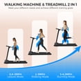 thumbnail image 4 of Tomile Folding Treadmill for Home, 3.0 HP Portable Treadmill, Walking Running Pad with Handles, 300 lbs Capacity, 4 of 7