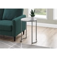 thumbnail image 3 of Home Square Faux Marble End Table in White and Silver - Set of 2, 3 of 5