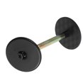 thumbnail image 1 of HINTRMENT Black Round Door Lock Hole Cover Plate with Wear Resistant Material for Home Security, 1 of 8