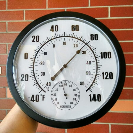thermometer indoor outdoor decorative needed patio battery pool kitchen garden inch
