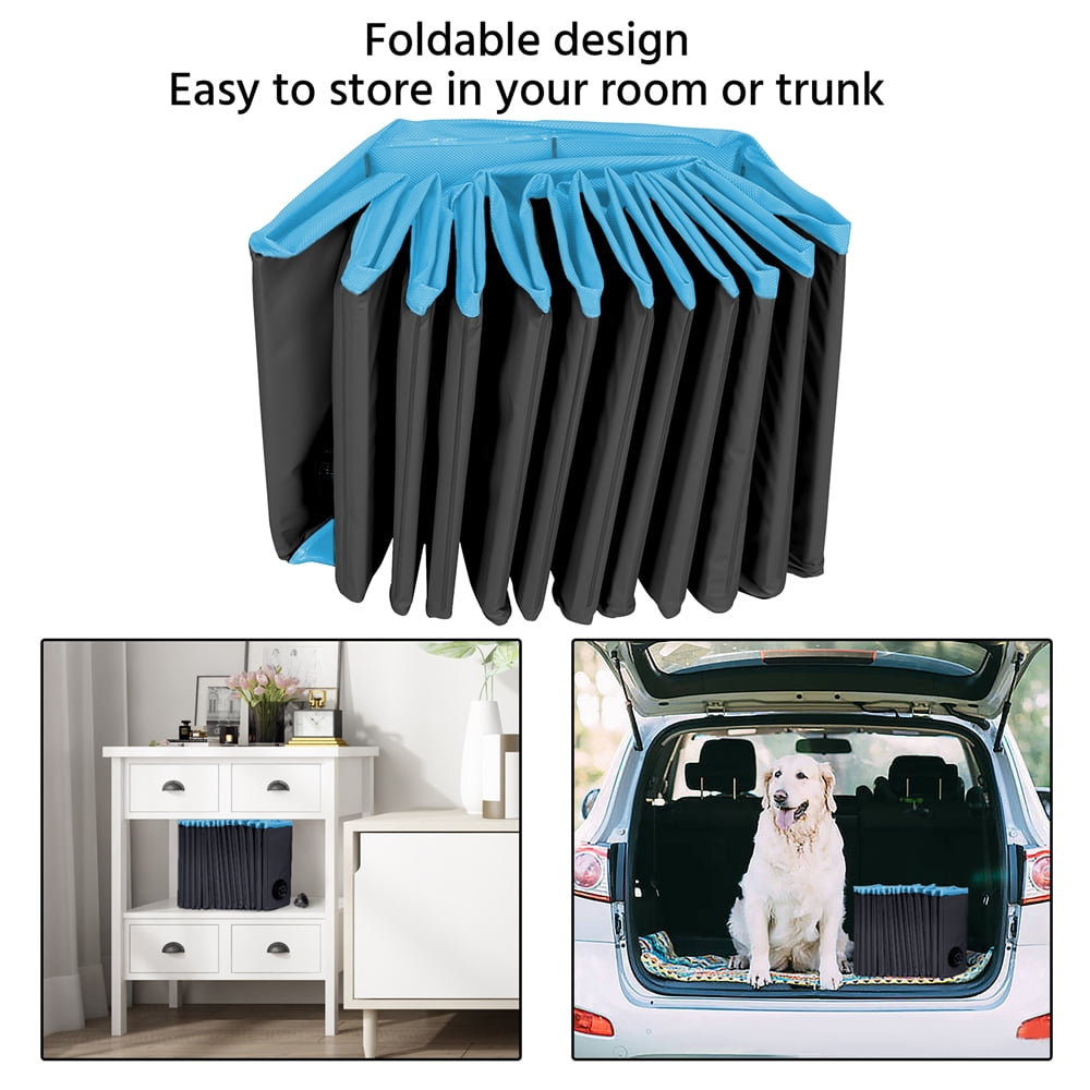 Yaheetech 71'' Pet Pool Dogs Swimming Pool Wash Tub for Dogs/Cats, Black, XXXL