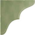 thumbnail image 2 of 1 3/4"W x 7 1/2"D x 7 1/2"H Stratford Wood Vintage Decor Bracket, Restoration Green, 2 of 6