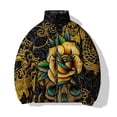 thumbnail image 3 of Abrigo de hombre con rosas, abrigo de hombre de alta calidad, abrigo frío de moda para invierno, abrigos para hombre Y2K, nuevos abrigos de plumón, flores, calidez, impresión 3D, genial, 3 of 5