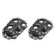 thumbnail image 2 of JUSPOCKET Pedales de reposapiés anchos de aleación de aluminio Piezas de motocicleta aptas para Honda CB650R 2019-2020 (negro), 2 of 16