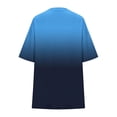 thumbnail image 4 of Eres Más Que una Camisa de Puntuación de Prueba Blusa de Manga Corta de Cuello Redondo de las Mujeres con Pantalones de Cintura Elásticos, Set Deportivo Casual de 2 Piezas, 4 of 6