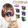 25/75Pcs Kids Disposable Mask Cosmic Space Design, 3 Ply Filter Face Mask Girls Boys Respiratory Protection Face Covering with Nose Wire and Ear Loops, Cute