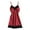 K-Red, variant on 2025 Women Cotton Pajamas Set Cute Pajama Set for Women Short Sleeve Top Capri Lace Pajama Set Pants Sleepwear
