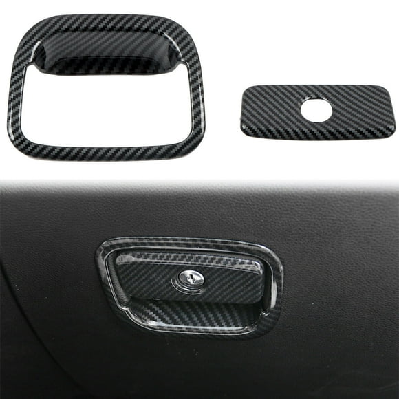 for Dodge Durango 2011 - 2022 Interior Passenger Storage Box Handle Protector Trim 2 pcs -