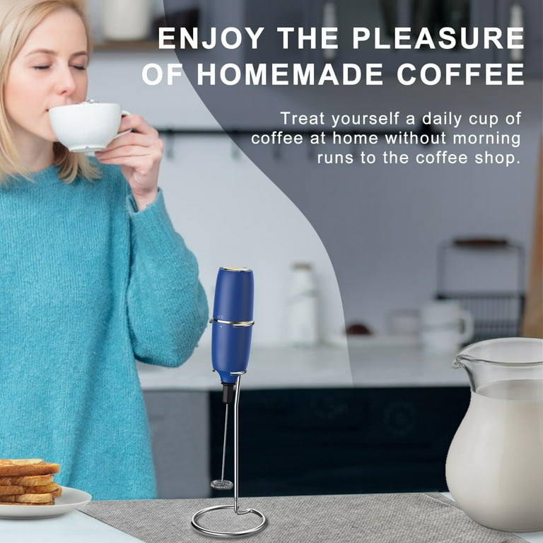  AREYCVK 2023 New drink whisker electric,Coffee foamer handheld  Small frother handheld,Type-C Rechargeable Electric Milk for Cappuccino  Bulletproof, Coffee Frappe,Hot Chocolate,Latte: Home & Kitchen